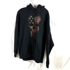 Grunt Style XL American Reaper Punisher Skull Hoodie